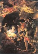 MENGS, Anton Raphael The Adoration of the Shepherds oil painting artist